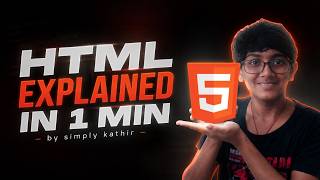 HTML explained in 1 min!!🔥🔥