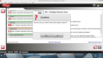 Delphi Ds150 - Renault Clio 1.5 dci - ISS (Intelligent System Scan)