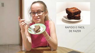 Receita De Brownie No Pote Rápido E Fácil