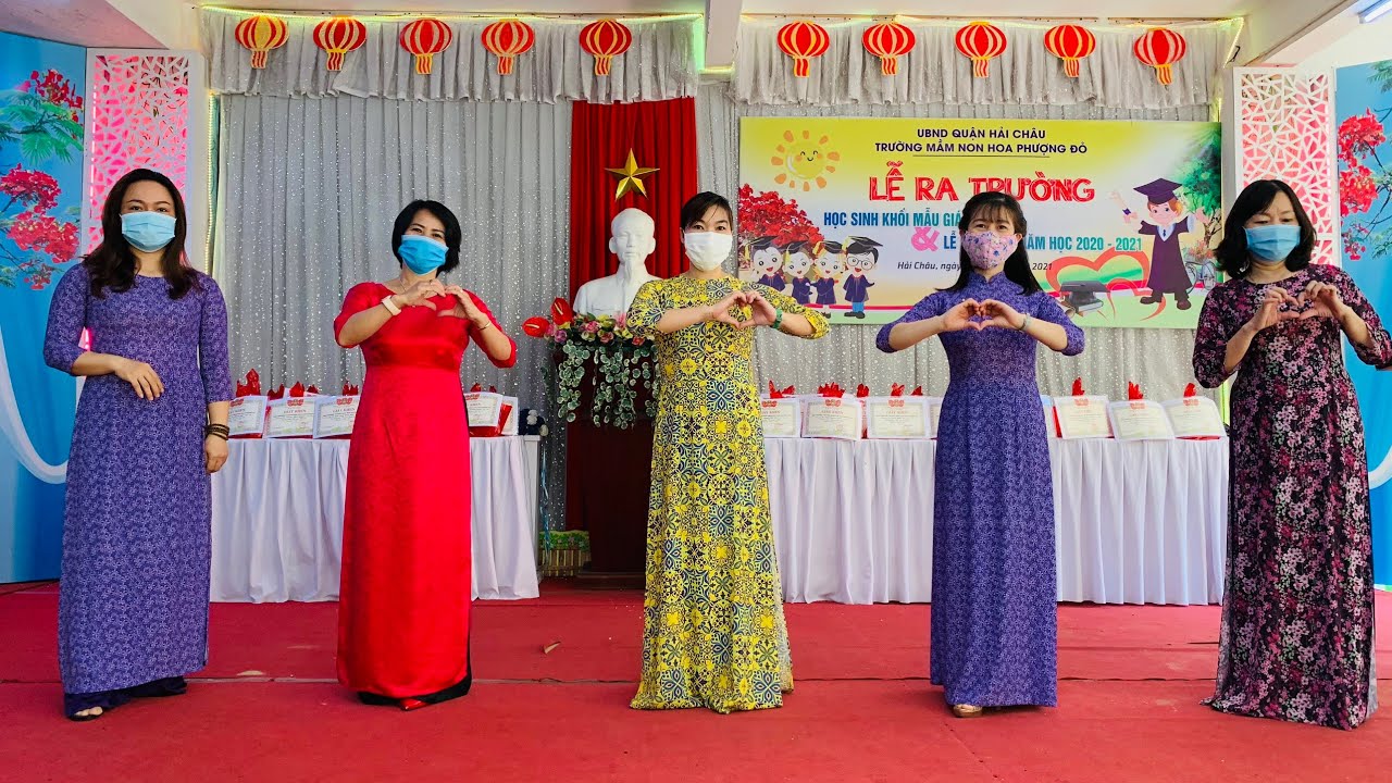 LỄ RA TRƯỜNG VÀ BẾ GIẢNG NĂM HỌC 2020 - 2021 CỦA TRƯỜNG MẦM NON HOA PHƯỢNG ĐỎ  - TP. ĐÀ NẴNG