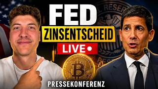 🔴 Bitcoin & Krypto Live Trading: FED Zinsentscheid - Warsh JETZT LIVE! 🚨