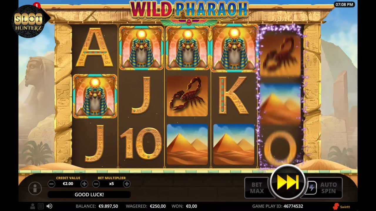 Wild Pharaoh Slot Review & Bonus Feature (Swinnt) (INSANE WIN) YouTube