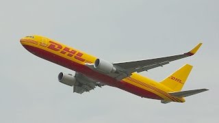 Boeing 767-3JHF DHL-Air Cargo flying Display RIAT 2012 AirShow G-DHLF