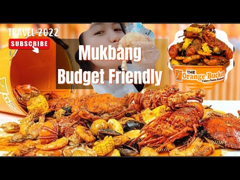 MUKBANG BUDGET FRIENDLY | THE ORANGE BUCKET | Aibandz