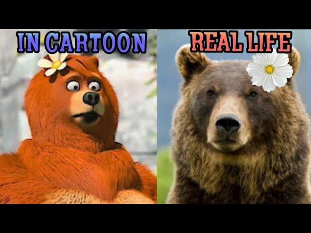 Grizzy and The Lemmings Characters In Real Life - Polar Bear is Real? 