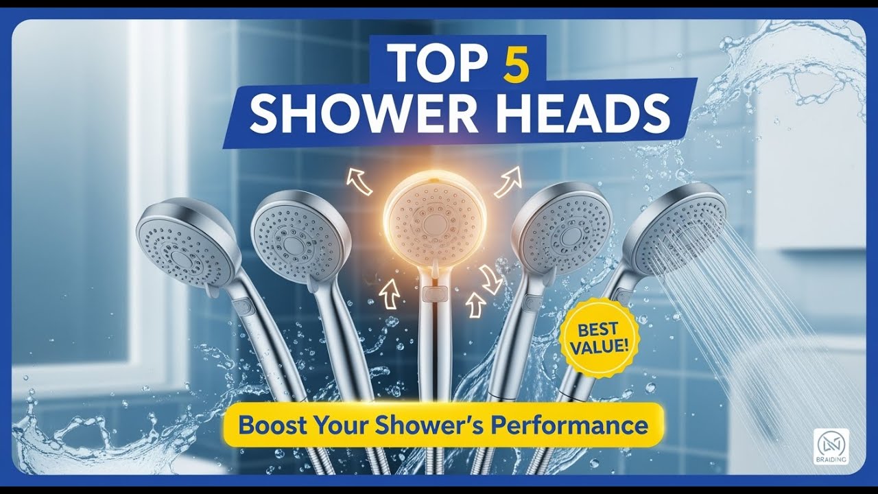 TOP 5 Best Shower Head For Low Water Pressure 2026 - YouTube