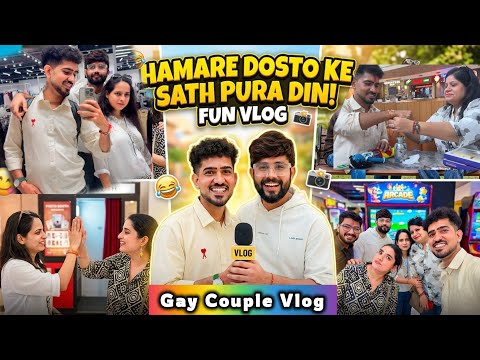 Fun Day With Friends 🥳 || After Long Time 🫰 || Gay Couple Vlog 👨‍❤️‍👨 || @LadduAndArry