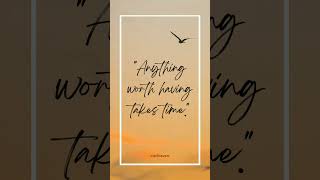 Famous Anything worth having takes time #trending #motivation #upsc #iit #quotes Profile