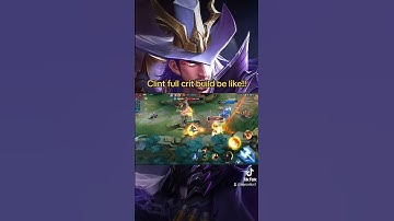 Full crit build clint is a monster | #mlbb #mobilelegends #shorts