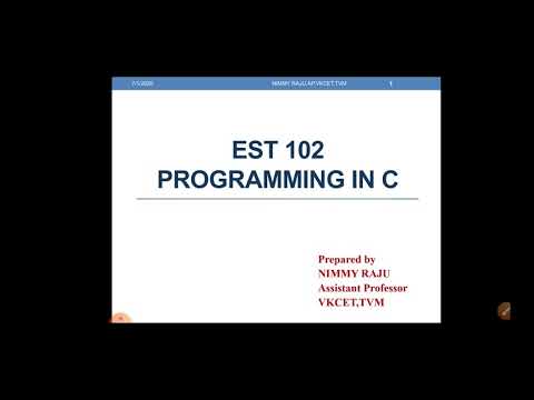 #EST PROGRAMMING IN