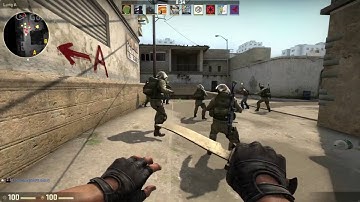 CSGO - Chacha Slide on a random Deathmatch server!