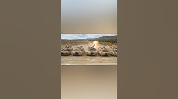 U.S. Army M1A2 Abrams tanks in Bulgaria, NATO.