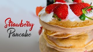 Easy Peasy Strawberry Pancake|cookityourself(CIY)