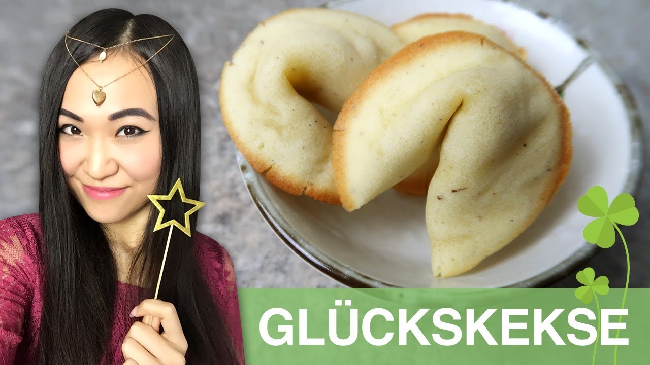 Glückskekse selber machen | Silvester Snacks backen | Video