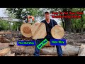 How to Cut Your Own Woodturning Blanks. The Old Way are the New Way.