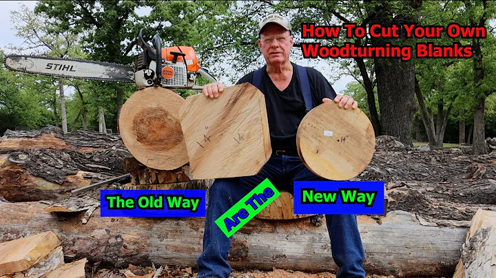 How to Cut Your Own Woodturning Blanks. The Old Wa...
