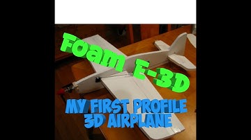 FOAM E 3D Depron 3D Airplane