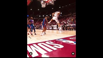 Thumbnail of Chris Duarte volley ball block in summer leauge #Shorts