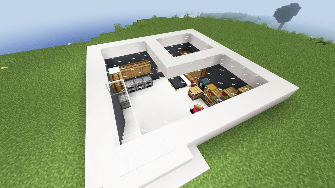 Minecraft Modern Underground House Build - YouTube