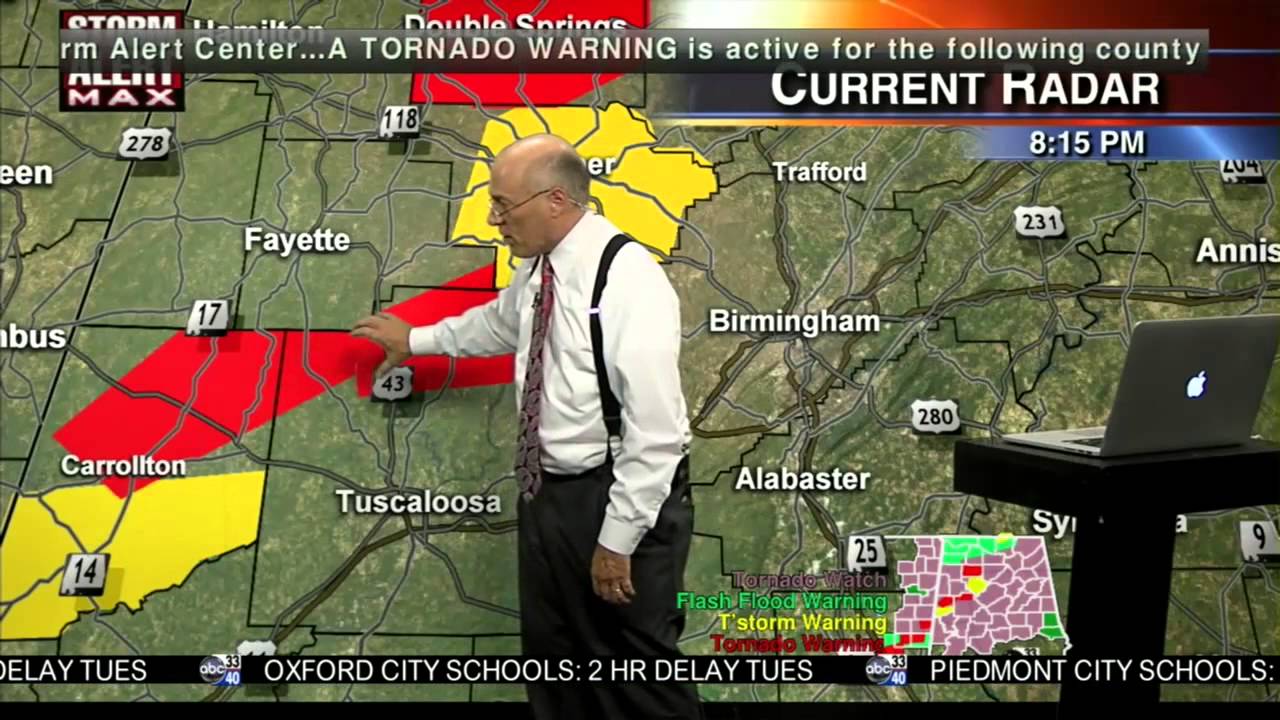 April 28, 2014 Tornado Coverage/ABC 33/40  8:00-9:00 pm