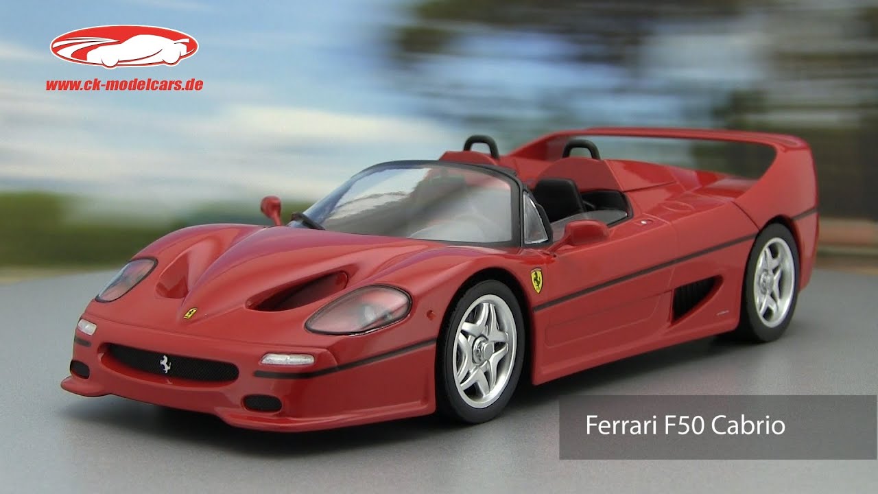 KK-Scale 1:18 Ferrari F50 convertible year 1995 red
