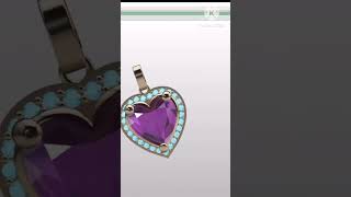 heart matrix 09 #1 / jewelry cad design tutorial / jewelry cad design pics 3D /basic or advance