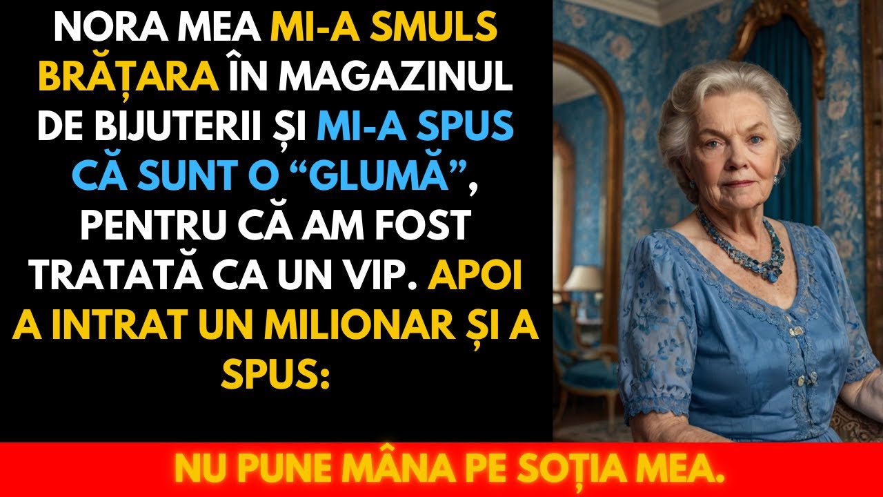 Mi-am pierdut brățara din cauza norei mele, dar un milionar a intervenit în cel mai surprinzător mod