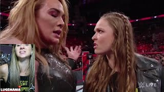 WWE Raw 6/4/18  Nia Jax vs Nattie