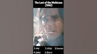 Heroic Sacrifice | The Last of the Mohicans (1992)