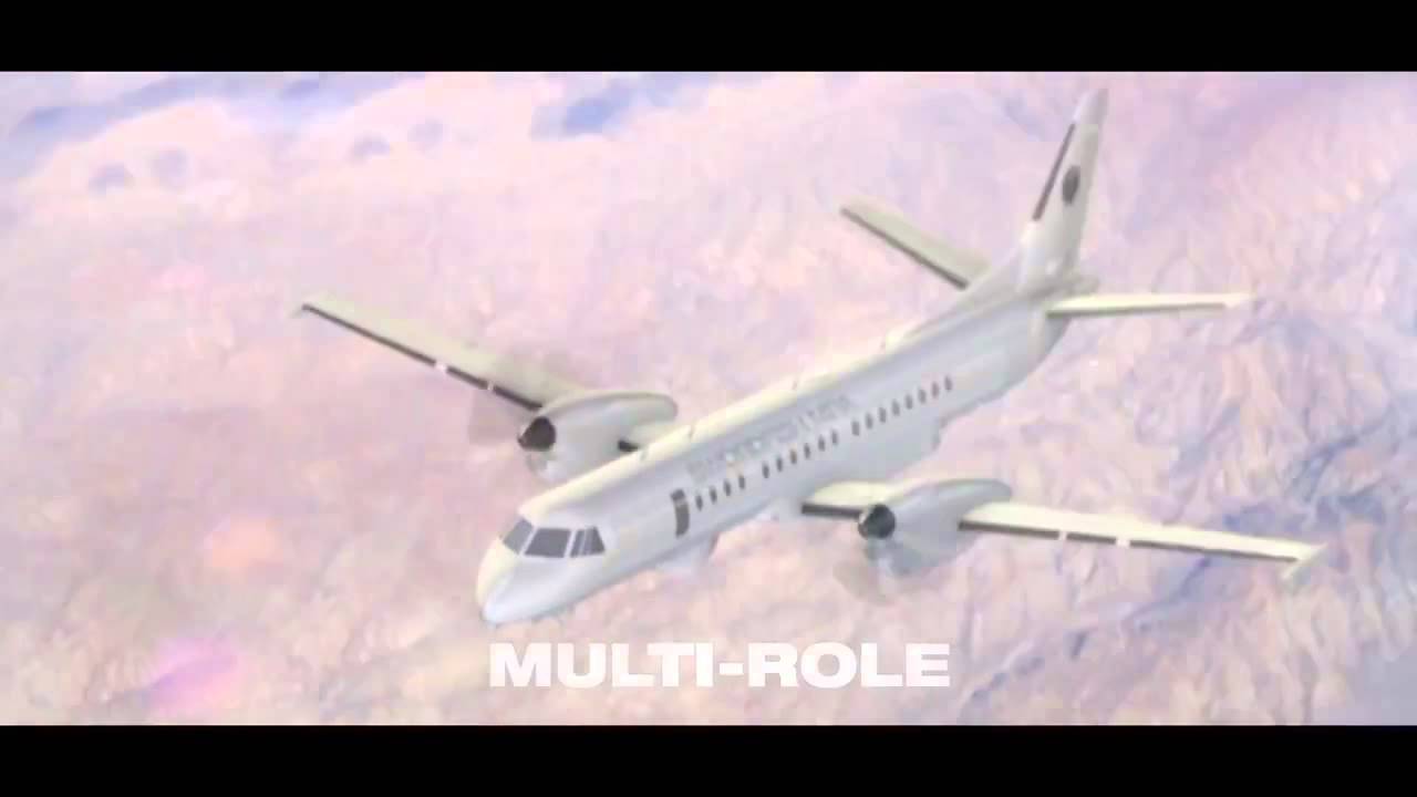 Saab Swordfish Maritime Patrol Aircraft (MPA) Simulation [1080p