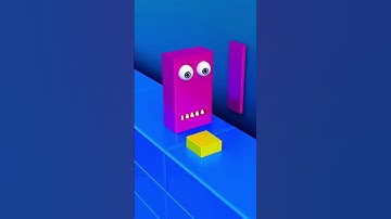 Watch the cube that never stops 🔄 in this stunning 3D animation loop! #shorts