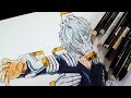 How to draw Shigaraki Tomura From MY HERO ACADEMIA (Boku No Hero Academia)