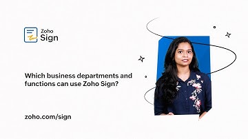 Zoho Sign - eSignature solution for your organization | eSignature for HRMS | eSignature legality
