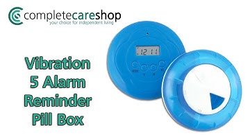 Vibration 5 Alarm Reminder Pill Box - Excellent Aid For Accurate Medication Management