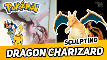 ART  | SCULPTING CHARIZARD | POKEMON | (Sculpture Animation)