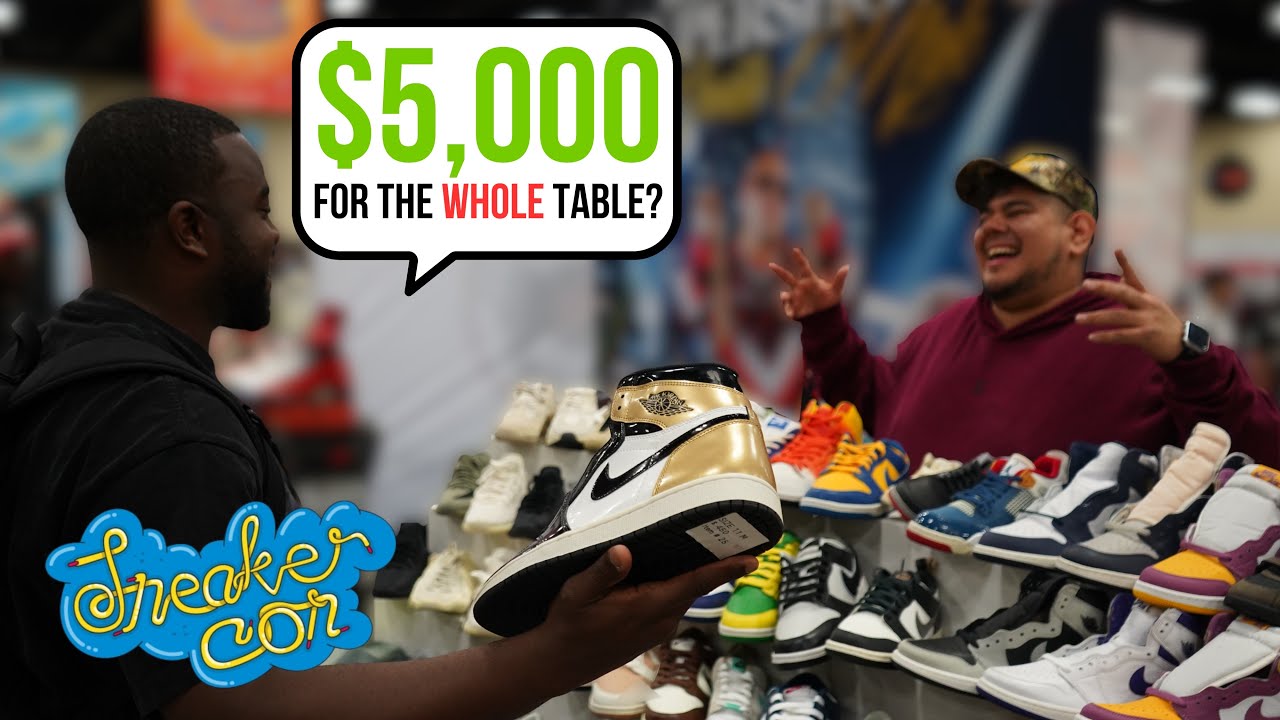 I Bought His Entire Table For $5,000! (Sneaker Con Texas)