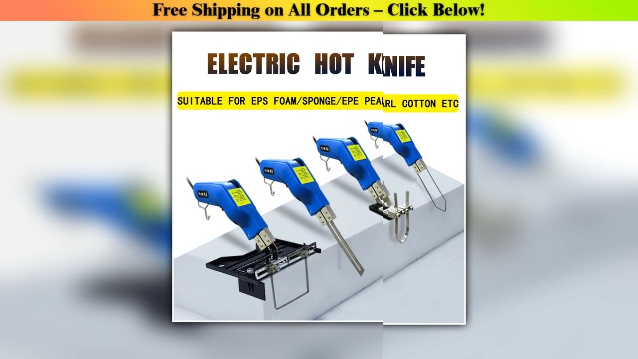 Foam Cutter Hot Knife 110/230V Electric Foam Polystyrene Cutting Machine Styrofoam Cutter DIY