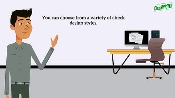 Checks Design - Design the check the way you wanted and print it on Blank check paper