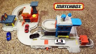 Matchbox Rescue Station Playset  Unboxing and Demonstration