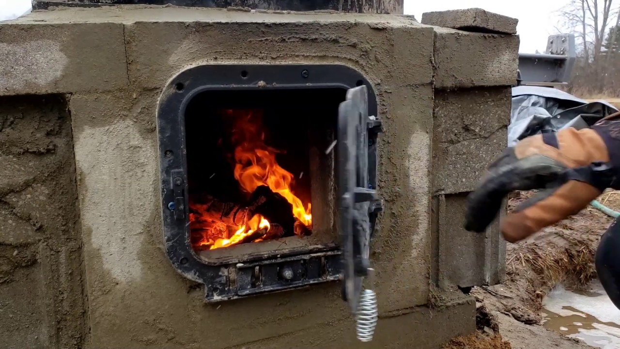 Cinder Block Evaporator - A mild success - YouTube