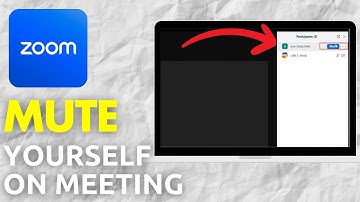 How To Mute Yourself On Zoom Meeting PC (EASY!)