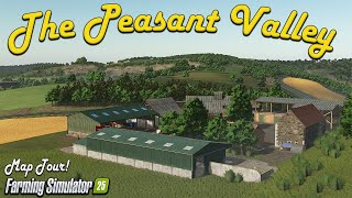 WATCH OUT FOR THEM PEASANTS?! NEW MOD MAP! (TOUR/REVIEW!) Farming Simulator 25 screenshot 2
