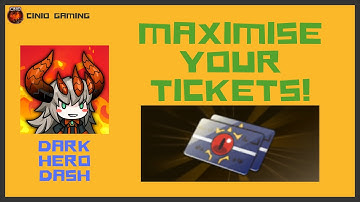 Dark Hero Dash: Idle RPG - Maximise your Tickets!