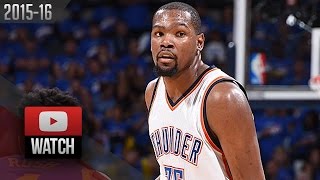Kevin Durant Full Game 3 Highlights vs Warriors 2016 WCF - 33 Pts, 8 Reb, CRAZY 1st Half!