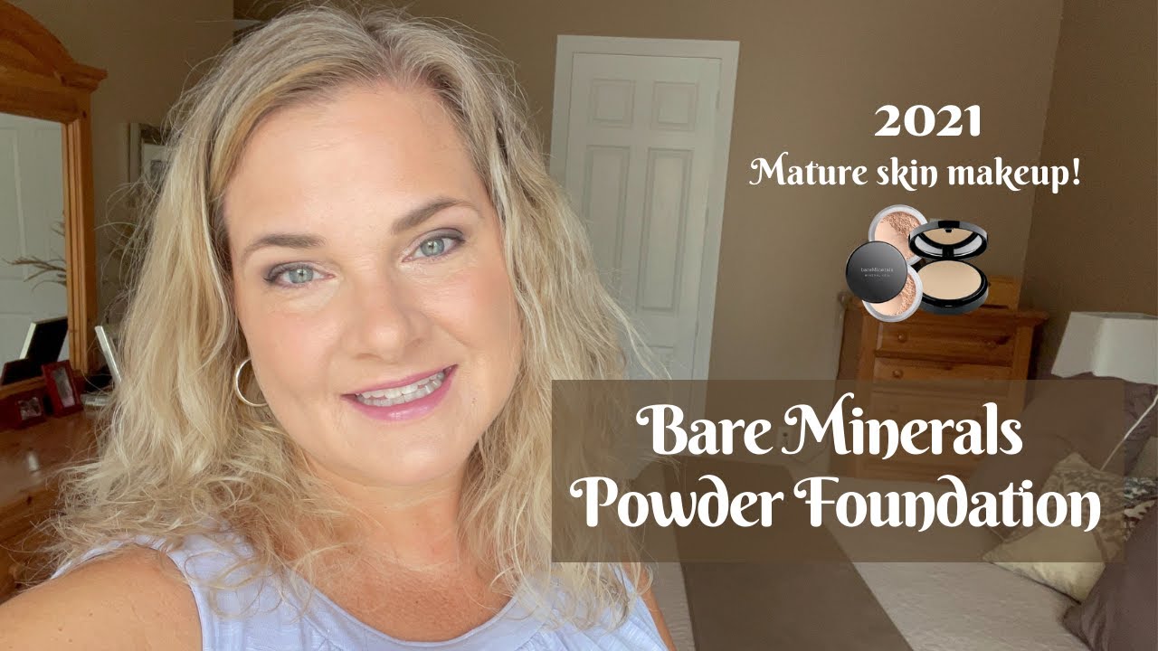 Bare Minerals Powder Foundation Mature Skin Makeup 2021 YouTube