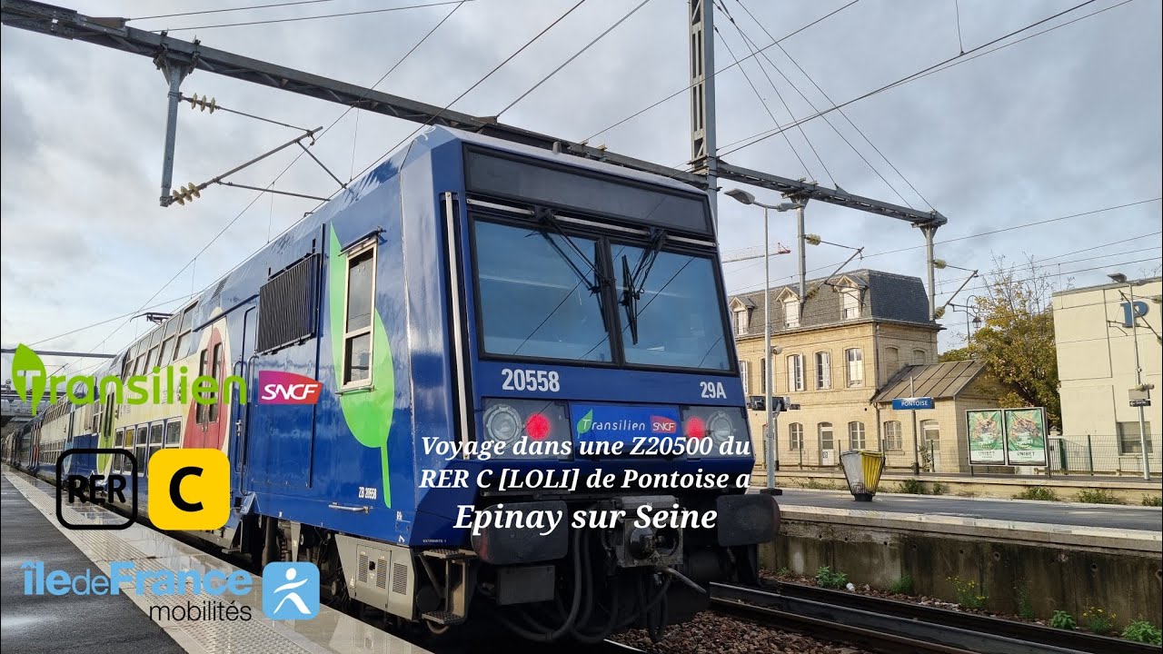 [Transilien SNCF - RER C] - Pontoise → Épinay sur Seine [Z20500 Transilien]