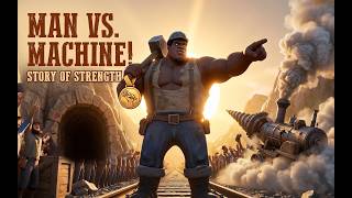 John Henry –Human vs. Machine Who wins 🔨 American Folklore Legends