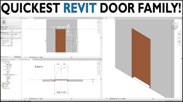 Create the quickest parametric DOOR family | REVIT TUTORIAL