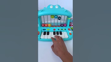Btoys Bile hippopotamus piano early teaching baby music duct bouncing toys infant light jumping toys