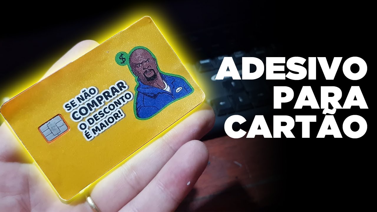 Como fazer Adesivo para Cartão de Crédito Personalizado - Gráfica ...